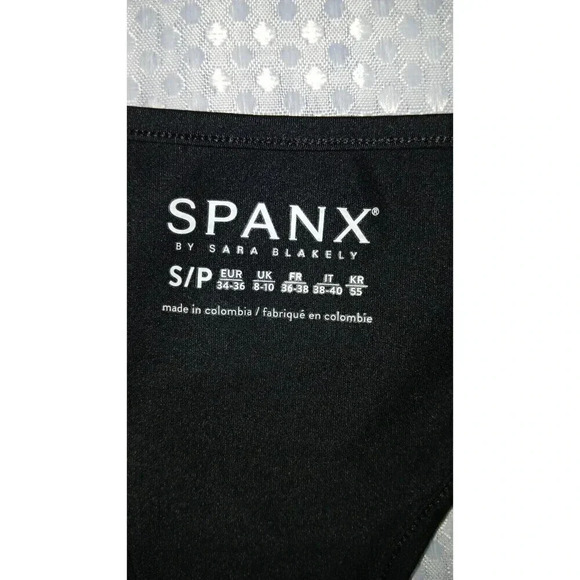 Spanx Transformation Tank Top Dual Zip Up Sides Black Size S/P - Picture 6 of 7